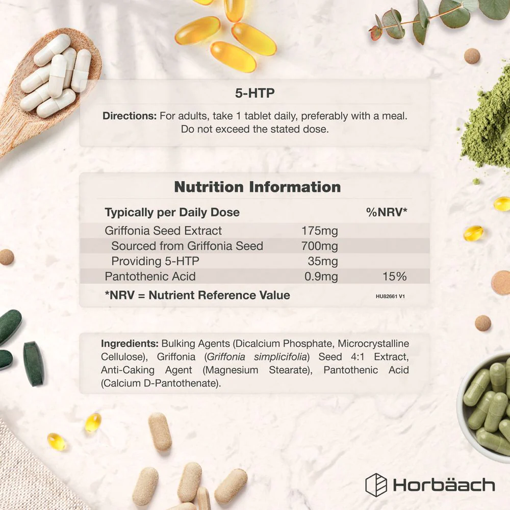5-HTP with Vitamin B | 180 Tablets - Image 3
