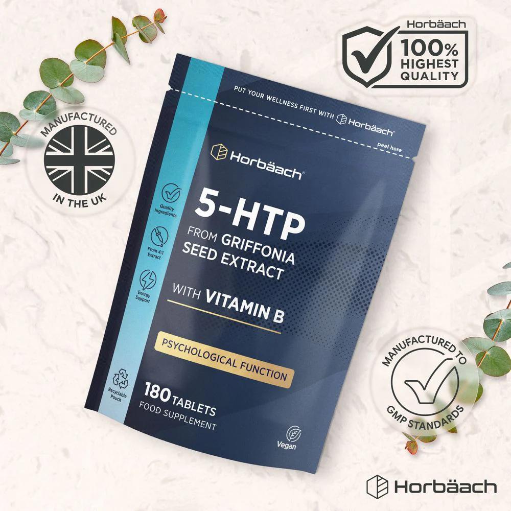 5-HTP with Vitamin B | 180 Tablets - Image 6