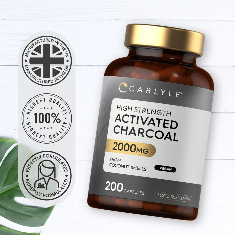 Activated Charcoal 2000 mg | 200 Capsules - Image 5