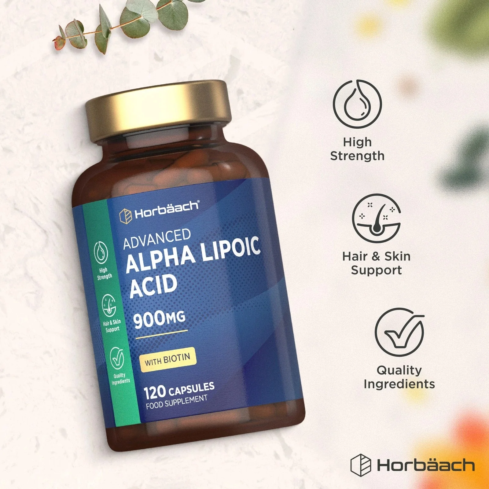Alpha Lipoic Acid 900 mg with Biotin | 120 Capsules - Image 4