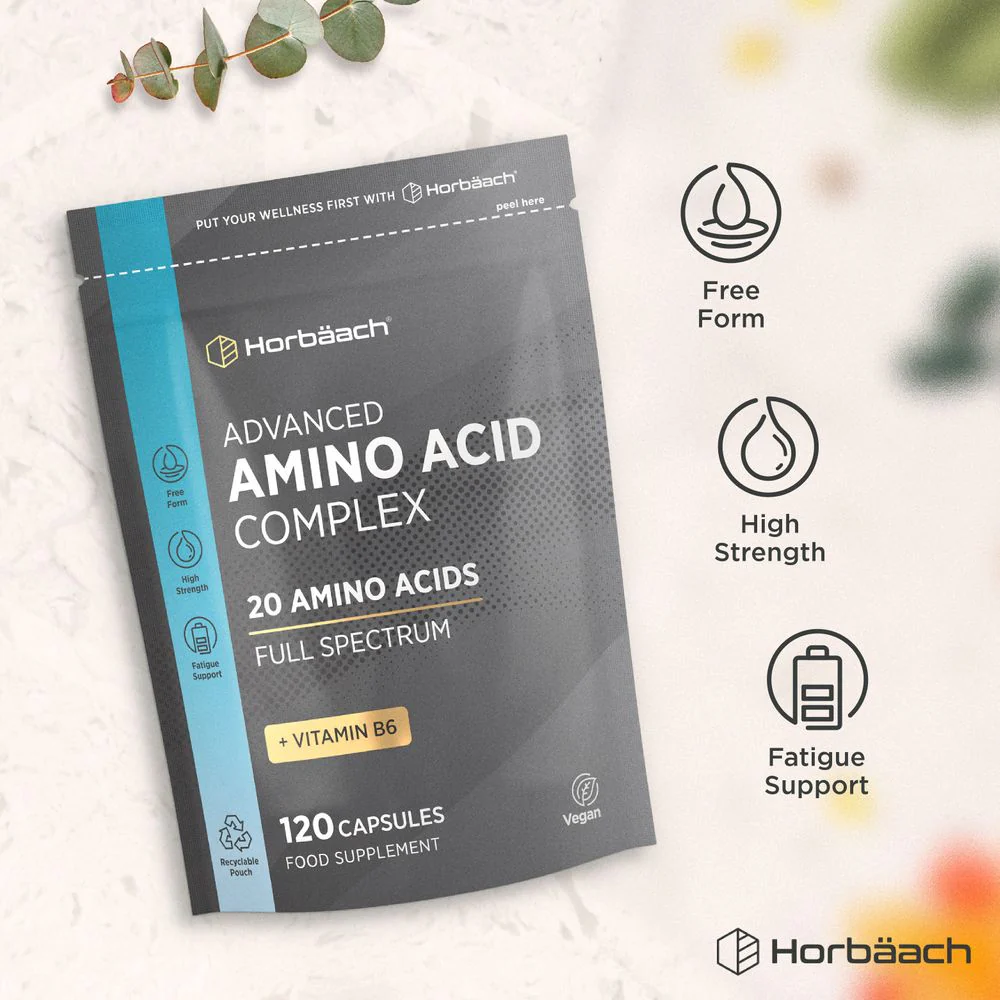 Amino Acid Complex with Vitamin B6 | 120 Capsules - Image 5