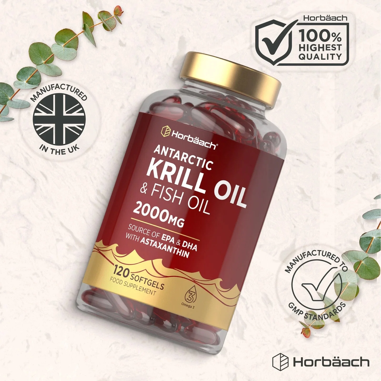Antarctic Krill Oil 2000 mg | 120 Softgels - Image 6