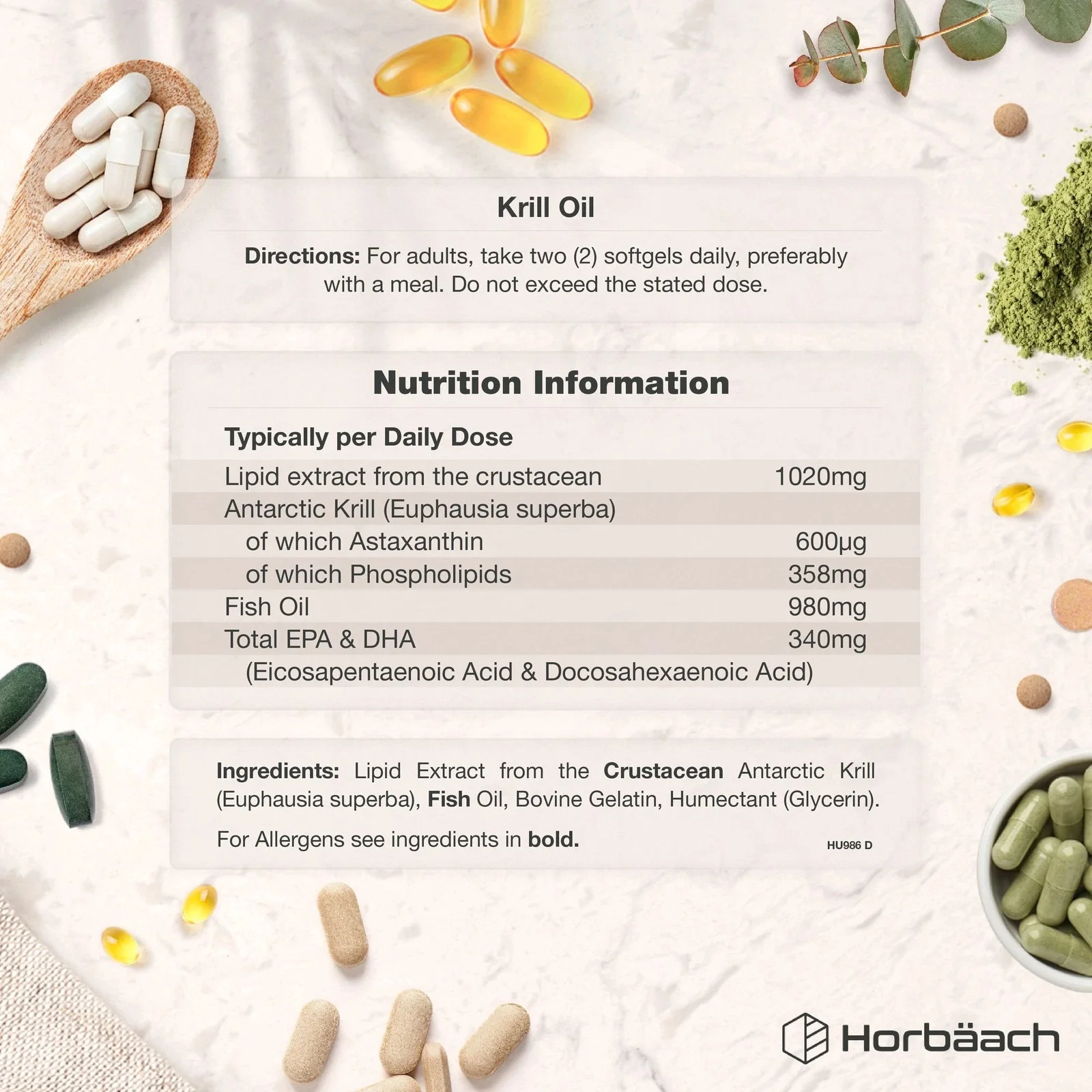 Antarctic Krill Oil 2000 mg | 240 Softgels - Image 3