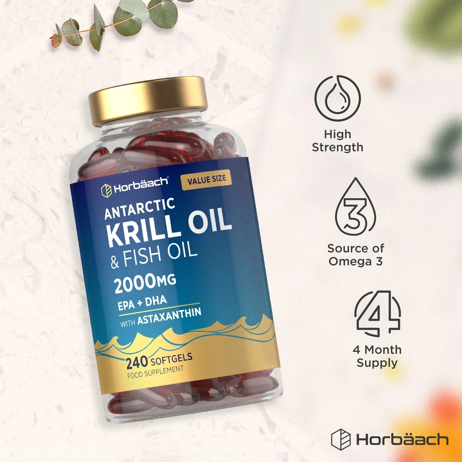 Antarctic Krill Oil 2000 mg | 240 Softgels - Image 5