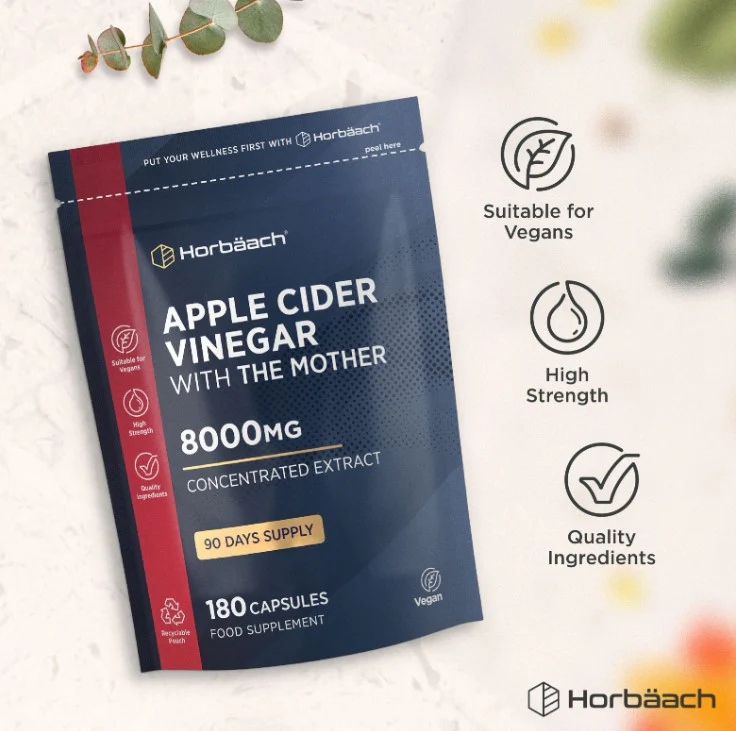 Apple Cider Vinegar 8000 mg | 180 Capsules - Image 5