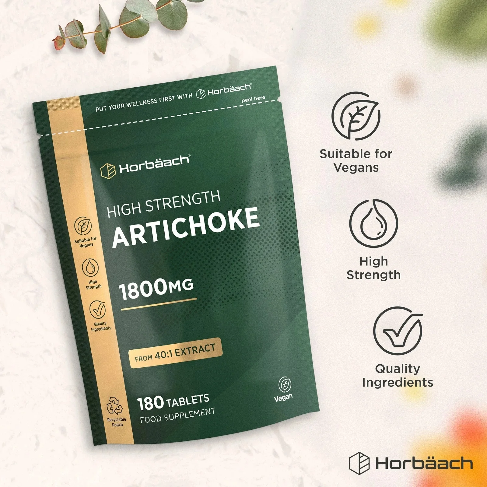 Artichoke 1800 mg | 180 Tablets - Image 5