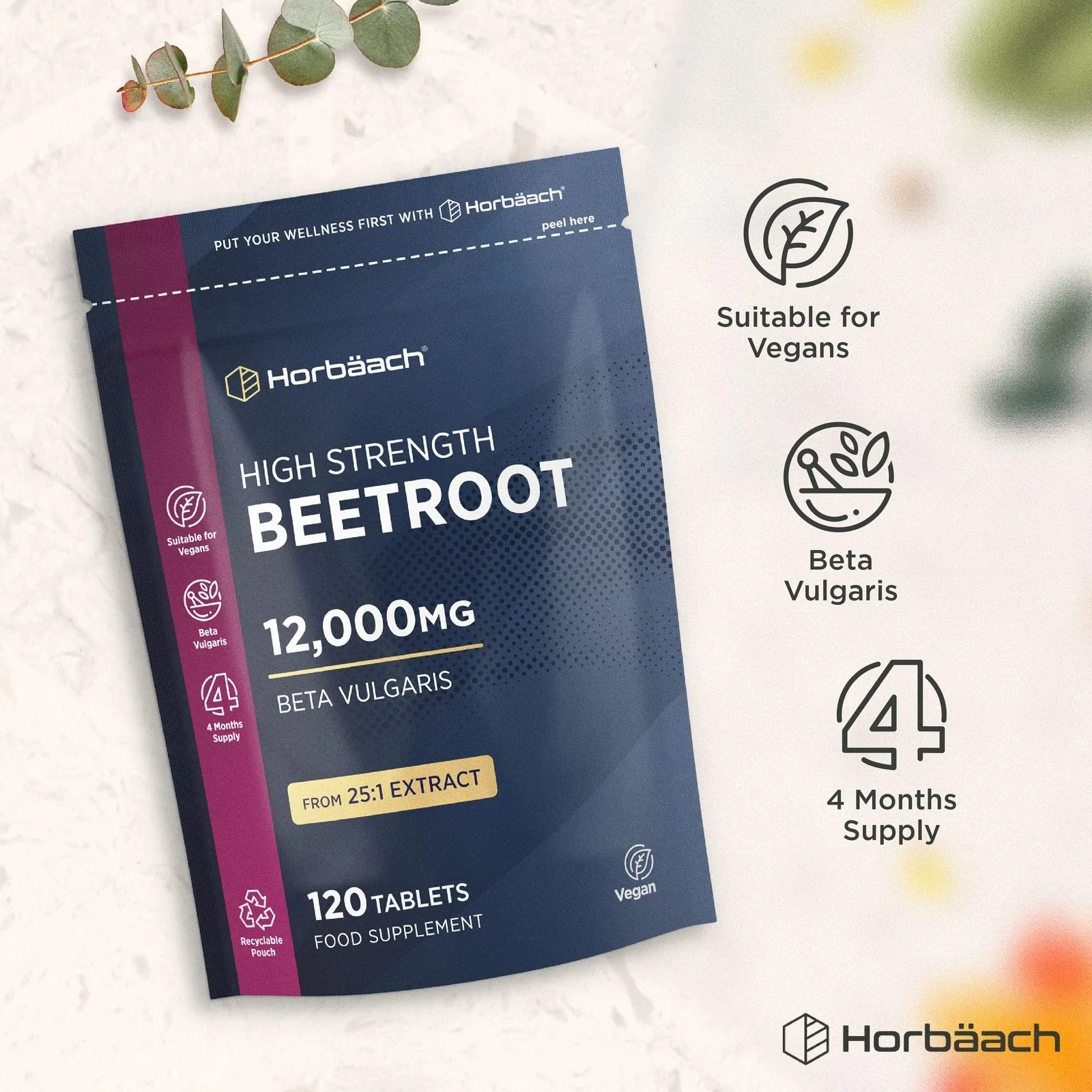 Beetroot 12,000 mg | 120 Tablets - Image 5