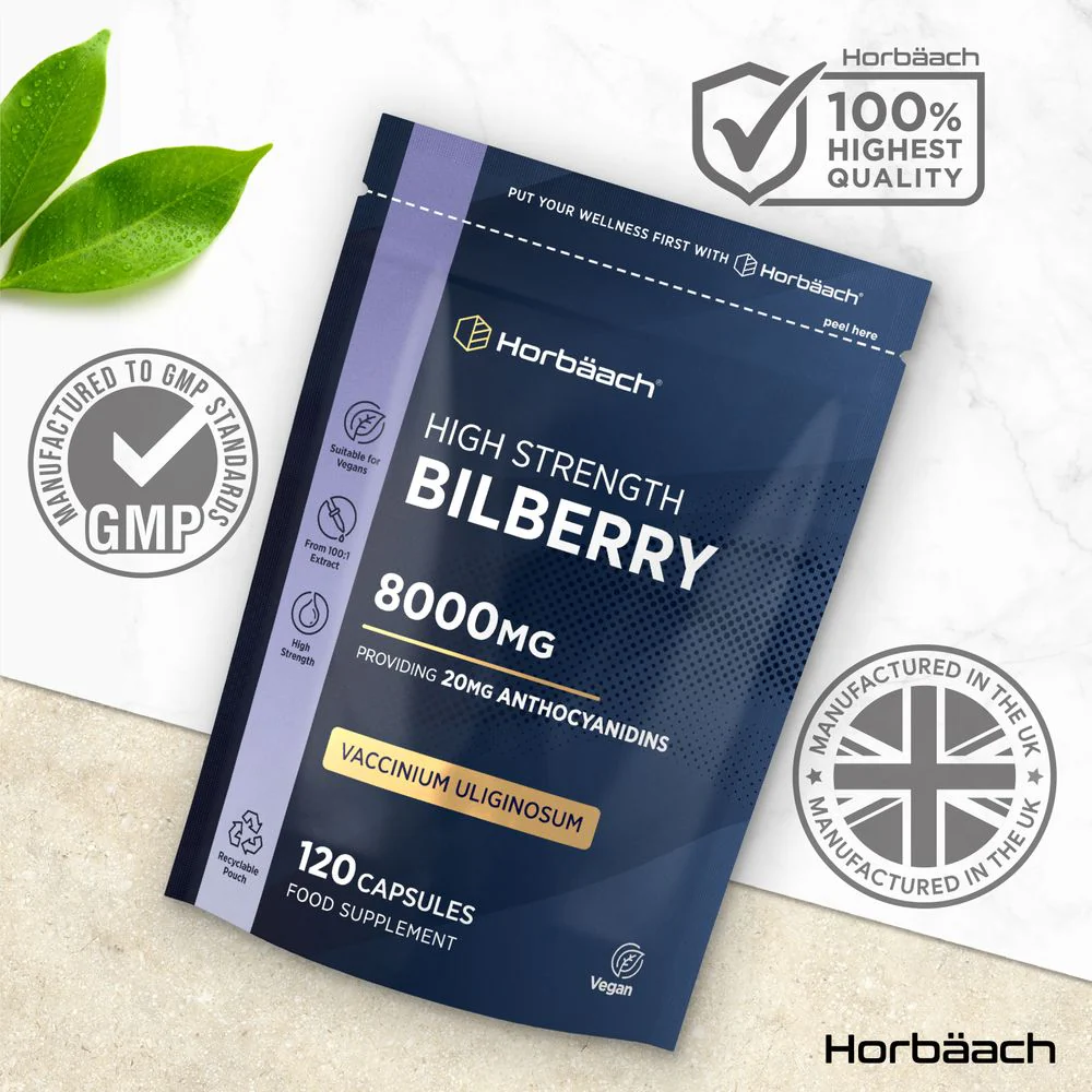 Bilberry 8000 mg | 120 Capsules - Image 4