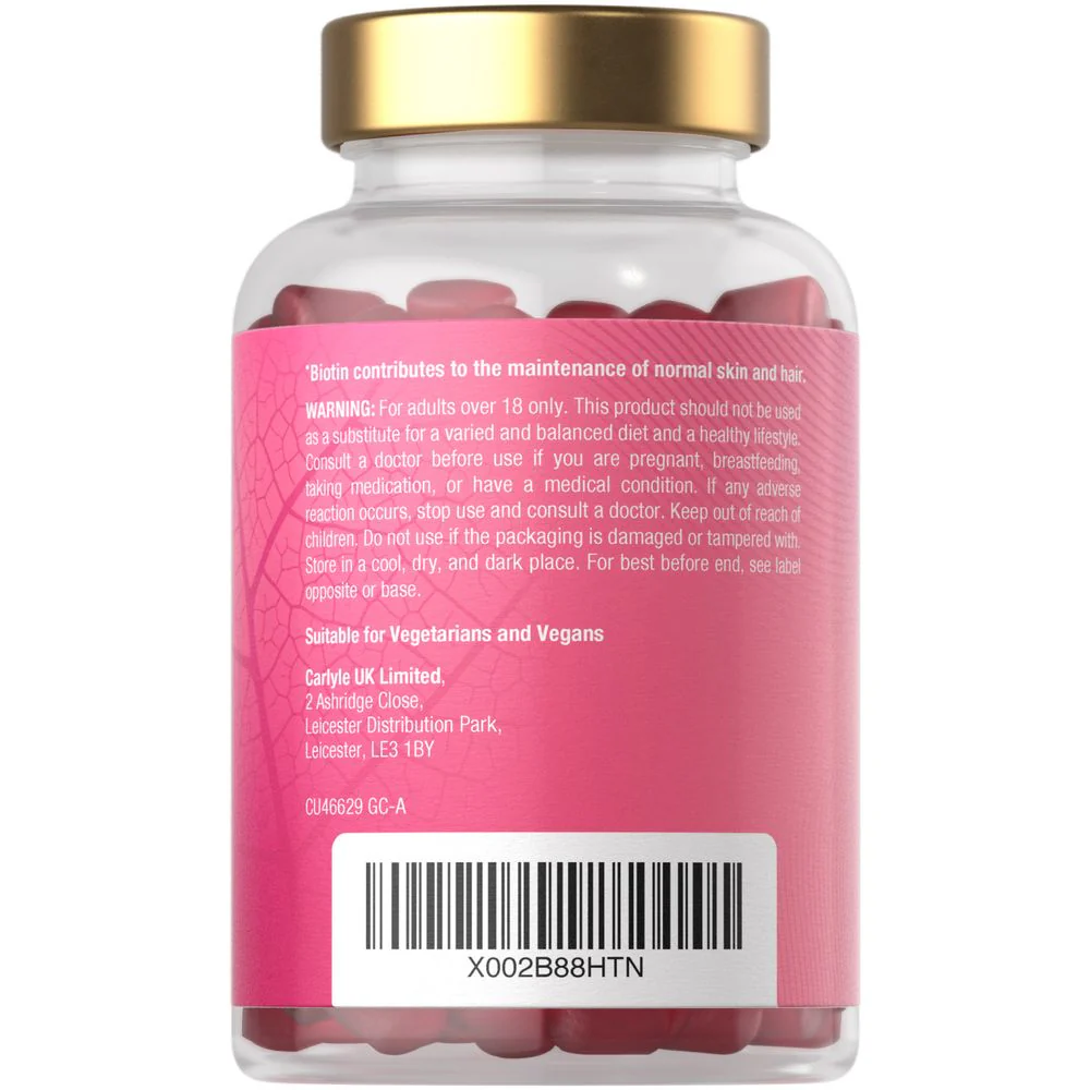 Biotin 10,000 mcg | 120 Gummies - Image 5