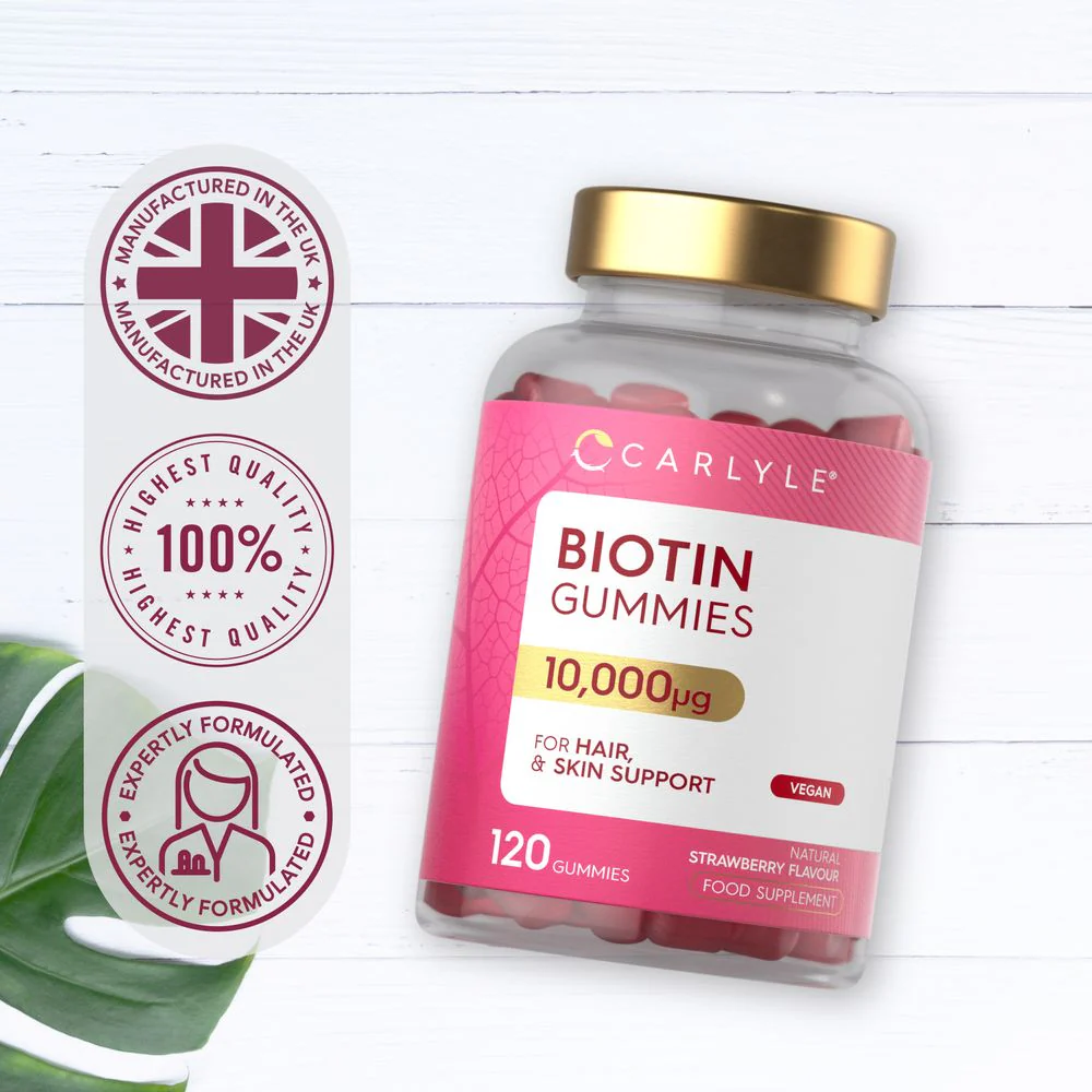 Biotin 10,000 mcg | 120 Gummies - Image 6