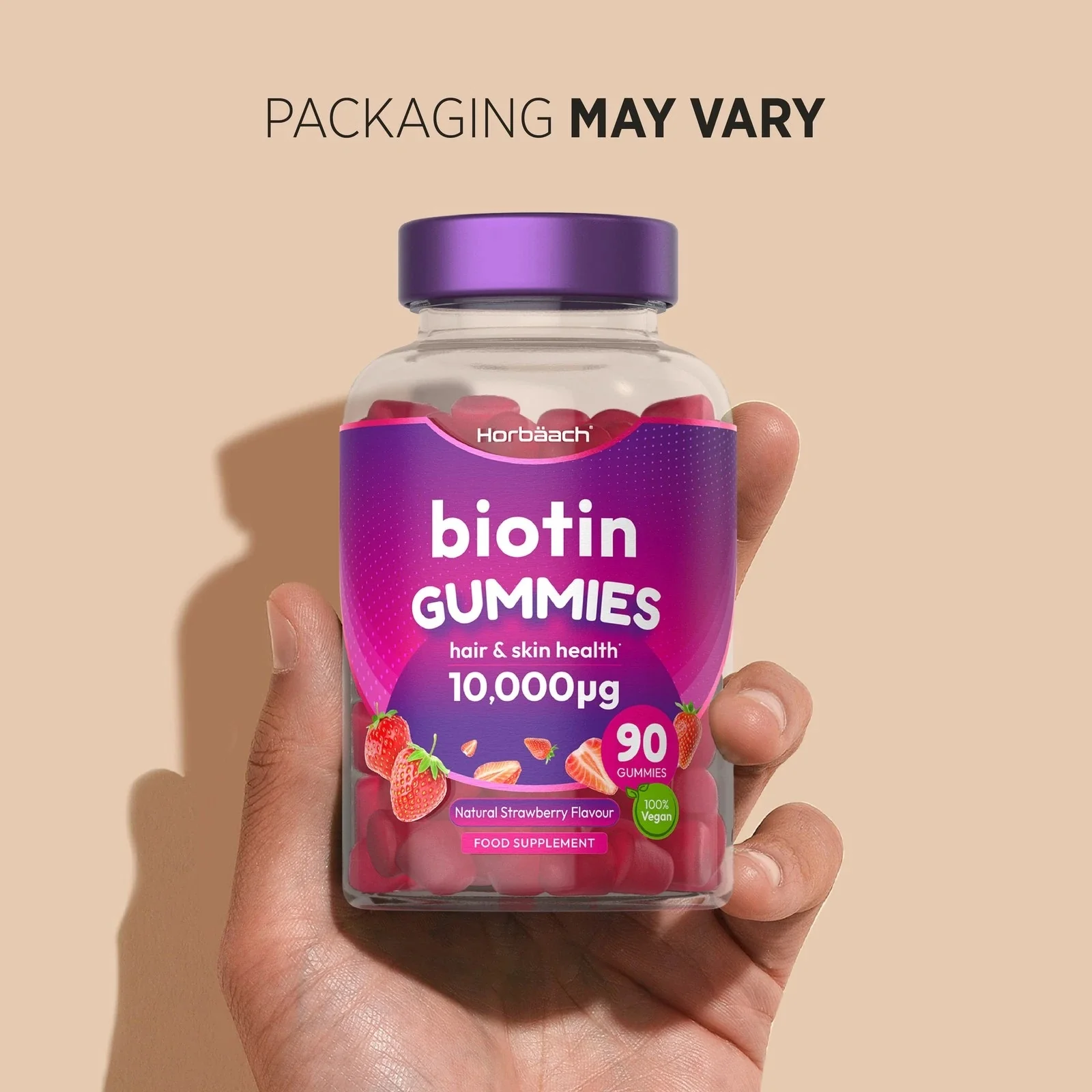 Biotin 10,000 mcg | 90 Gummies - Image 4