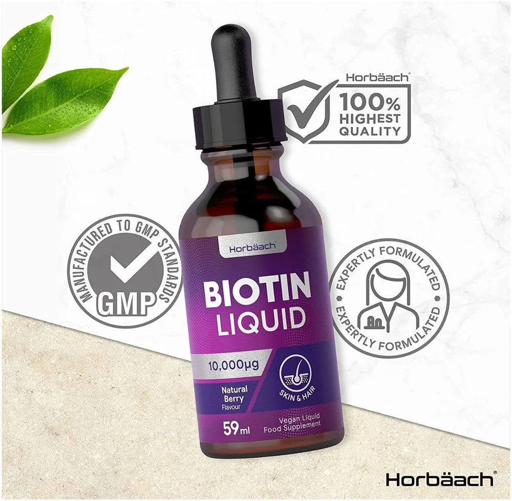 Biotin Liquid 10,000 mcg | 59 ml - Image 4