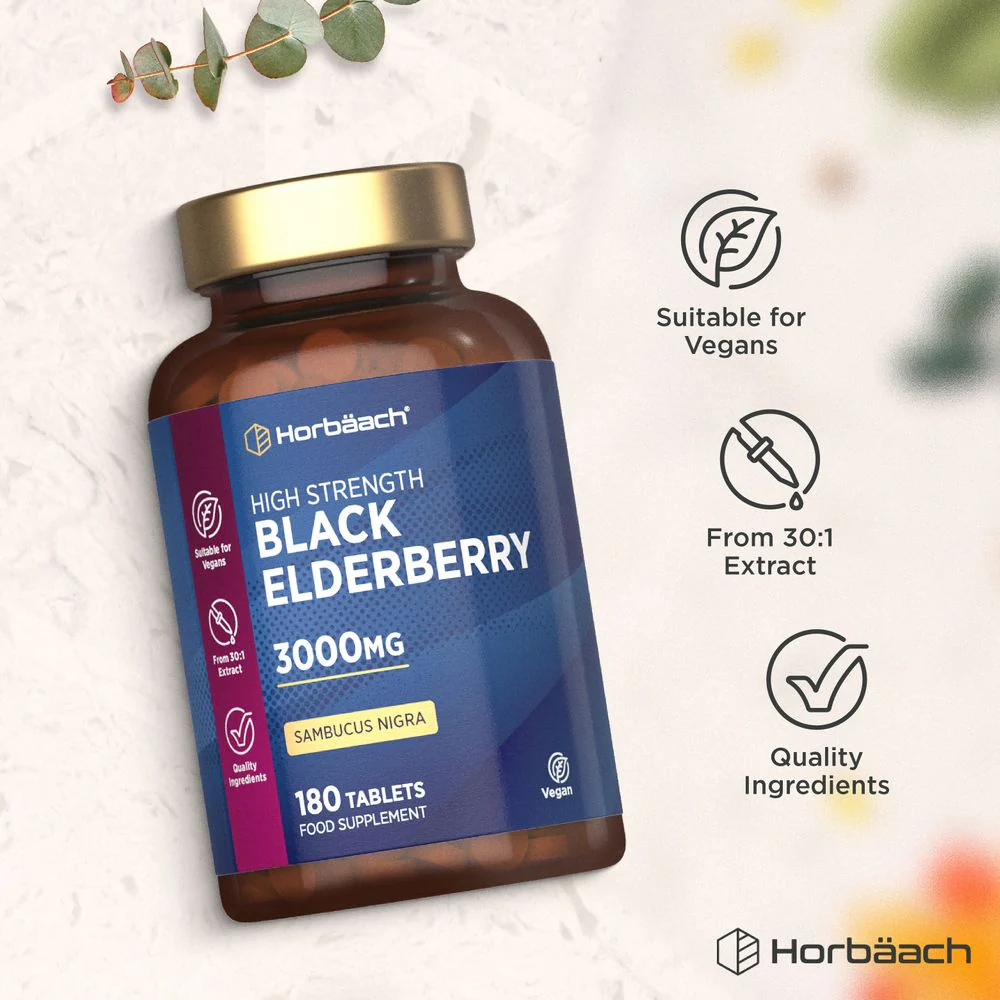 Black Elderberry 3000 mg | 180 Tablets - Image 5
