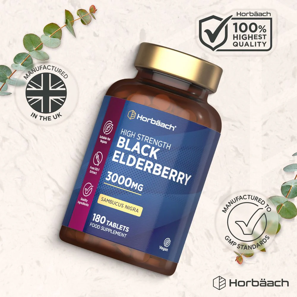 Black Elderberry 3000 mg | 180 Tablets - Image 6