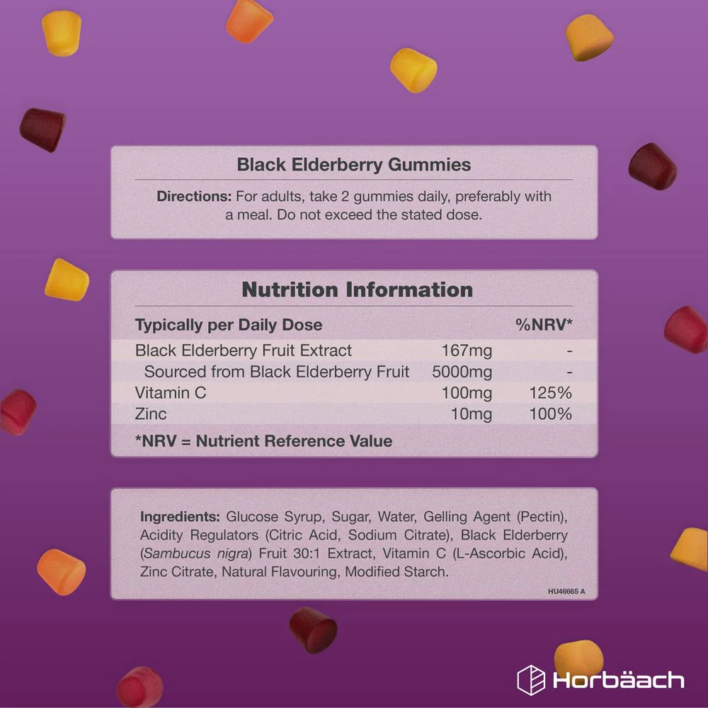 Black Elderberry 5000 mg | 60 Gummies - Image 3
