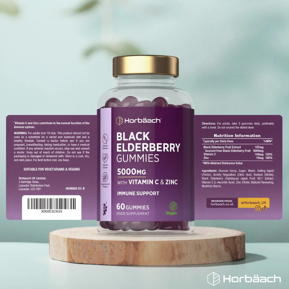 Black Elderberry 5000 mg | 60 Gummies - Image 4