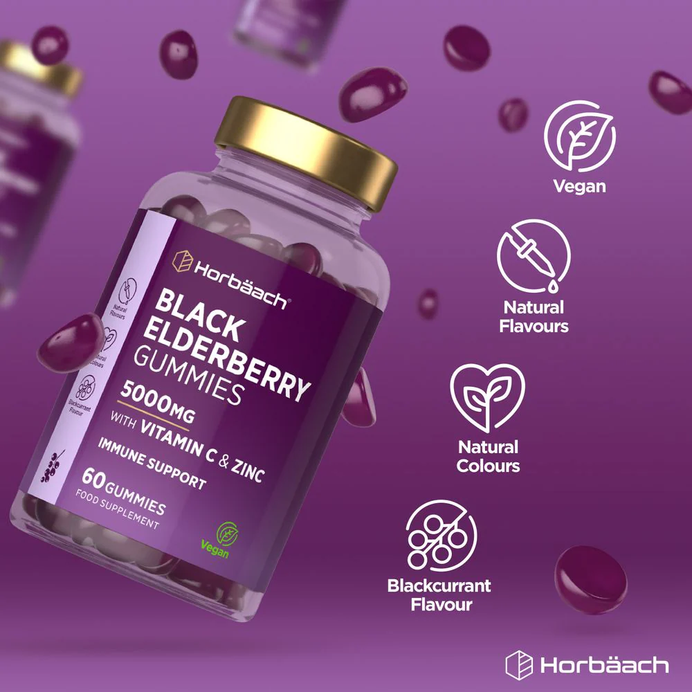 Black Elderberry 5000 mg | 60 Gummies - Image 5