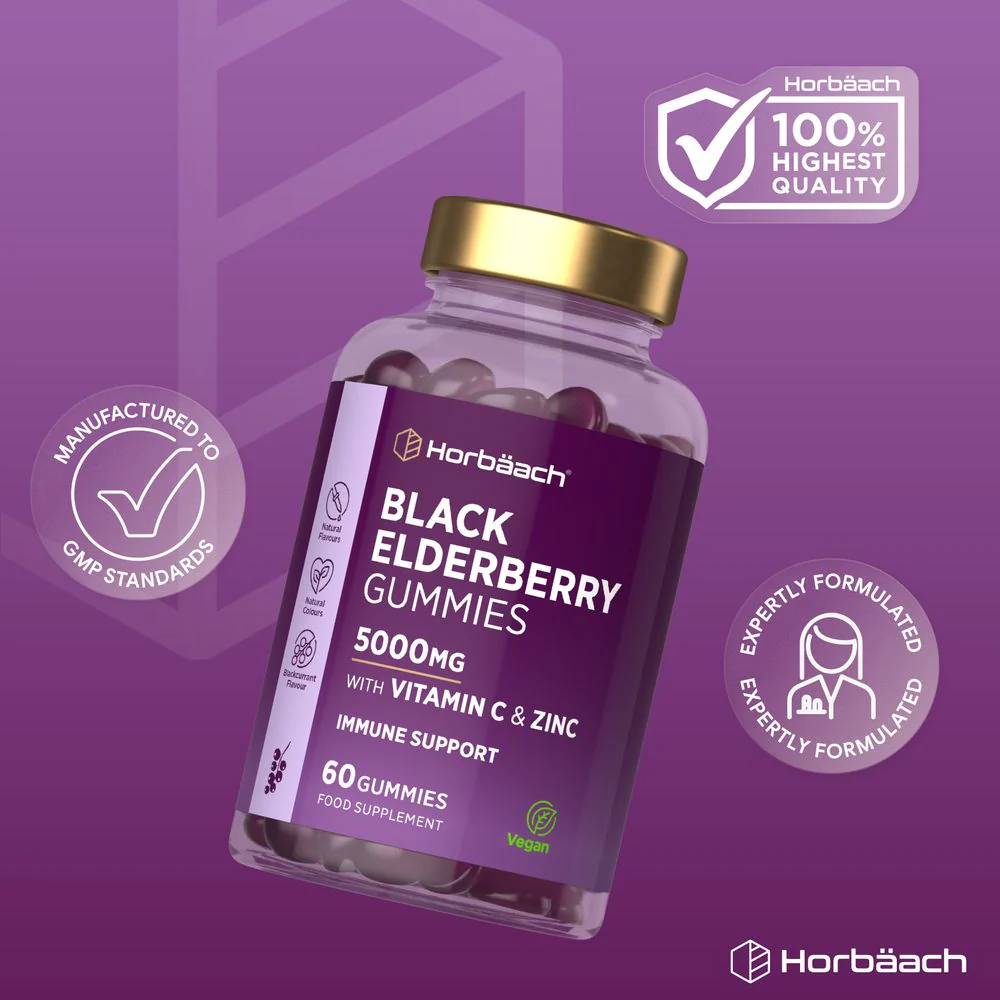 Black Elderberry 5000 mg | 60 Gummies - Image 6
