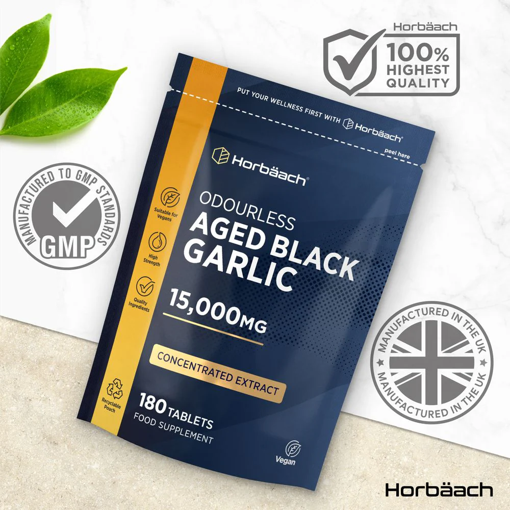 Black Garlic 15,000 mg | 180 Tablets - Image 4