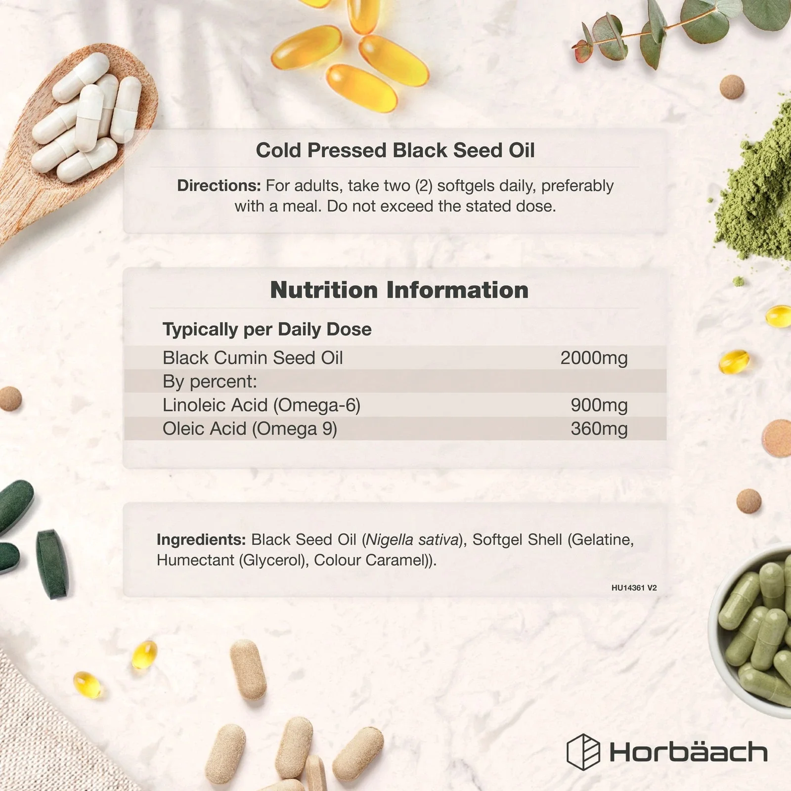 Black Seed Oil 2000 mg | 120 Softgels - Image 3