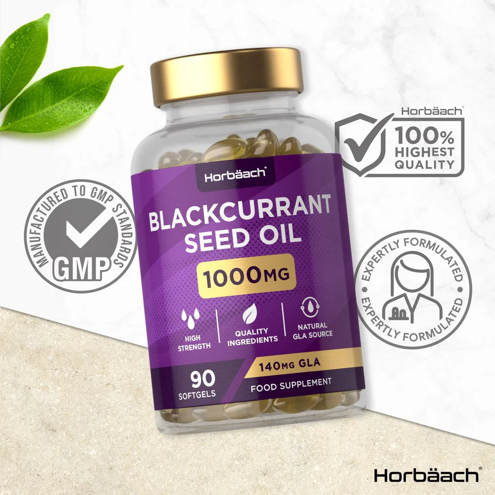 Blackcurrant Seed Oil 1000 mg | 90 Softgels - Image 4