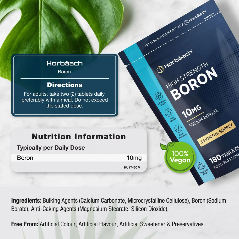 Boron 10 mg | 180 Tablets - Image 3