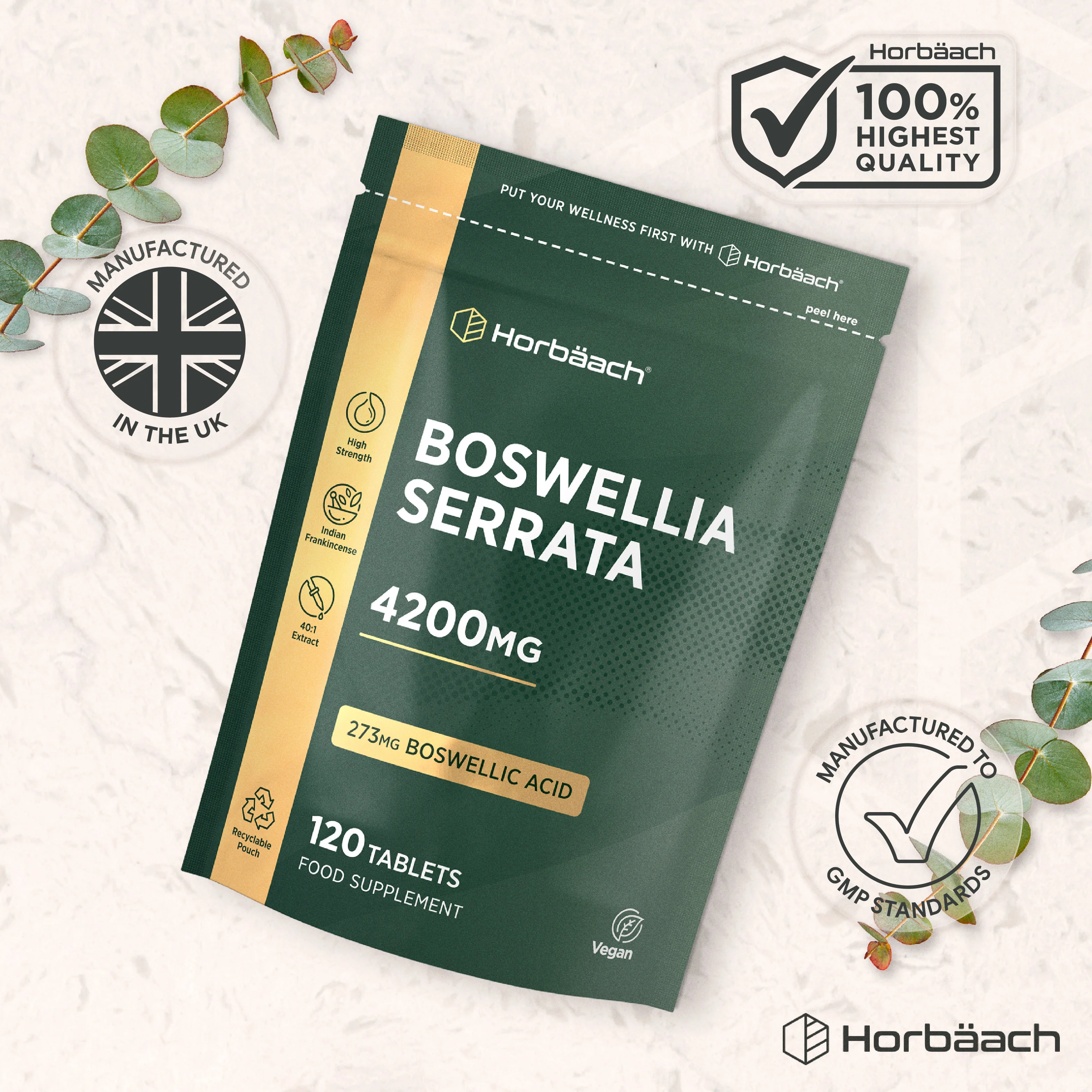 Boswellia Serrata 4200 mg with Bioperine | 120 Tablets - Image 6