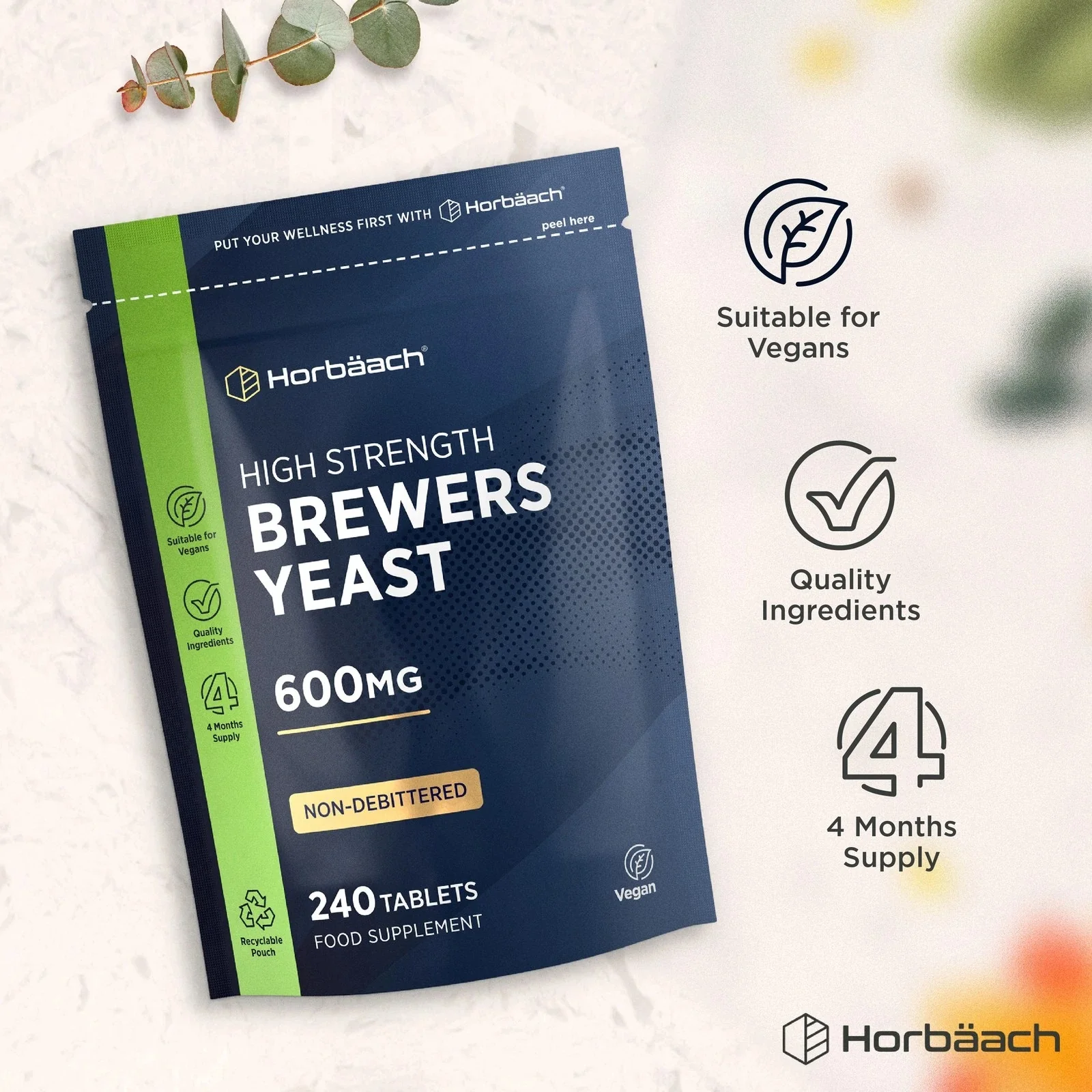 Brewers Yeast 600 mg | 240 Tablets - Image 5