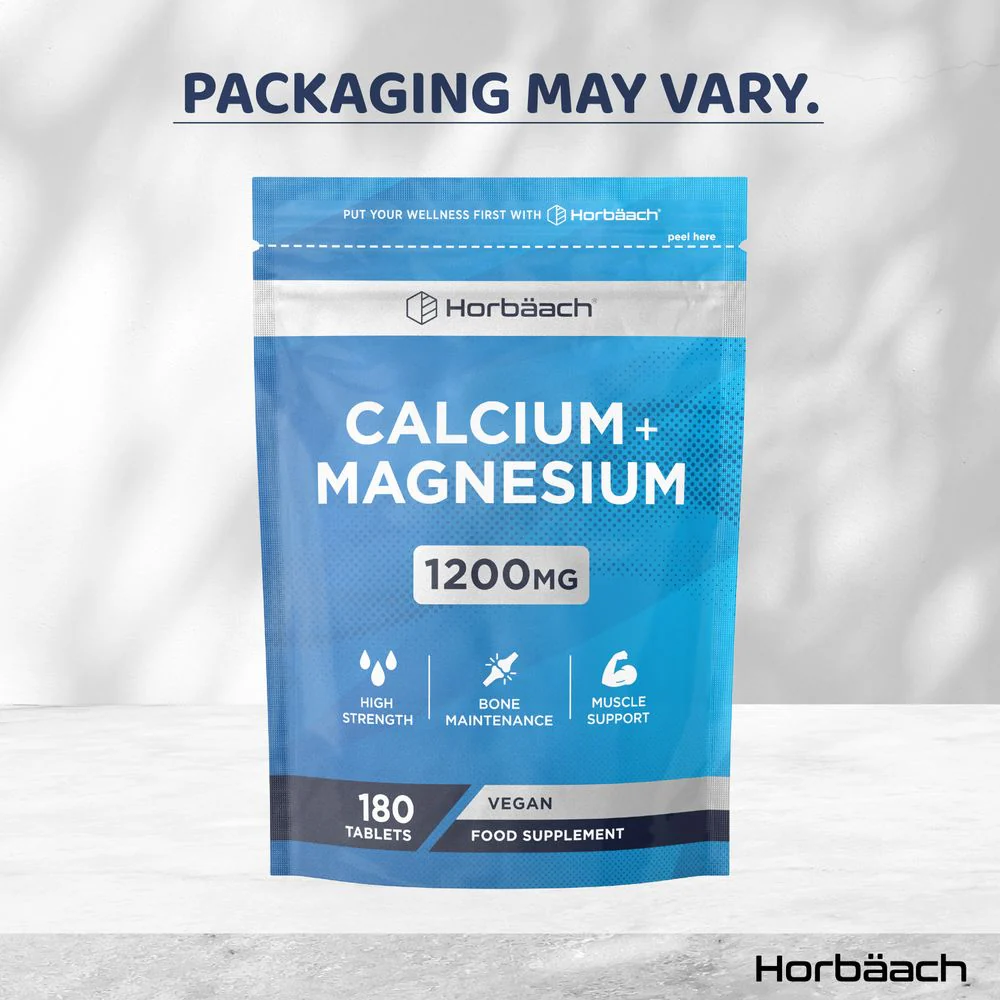 Calcium and Magnesium 1200 mg | 180 Tablets - Image 4