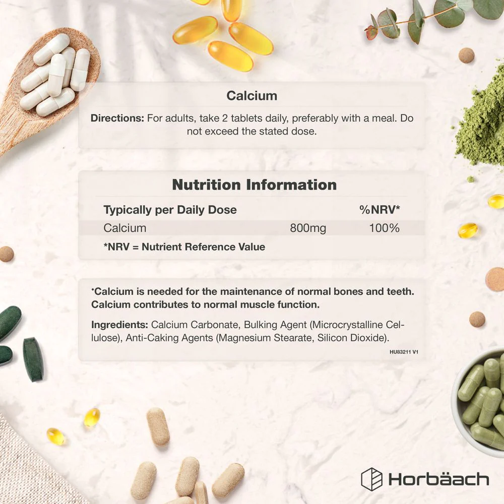 Calcium Carbonate 800 mg | 180 Tablets - Image 4