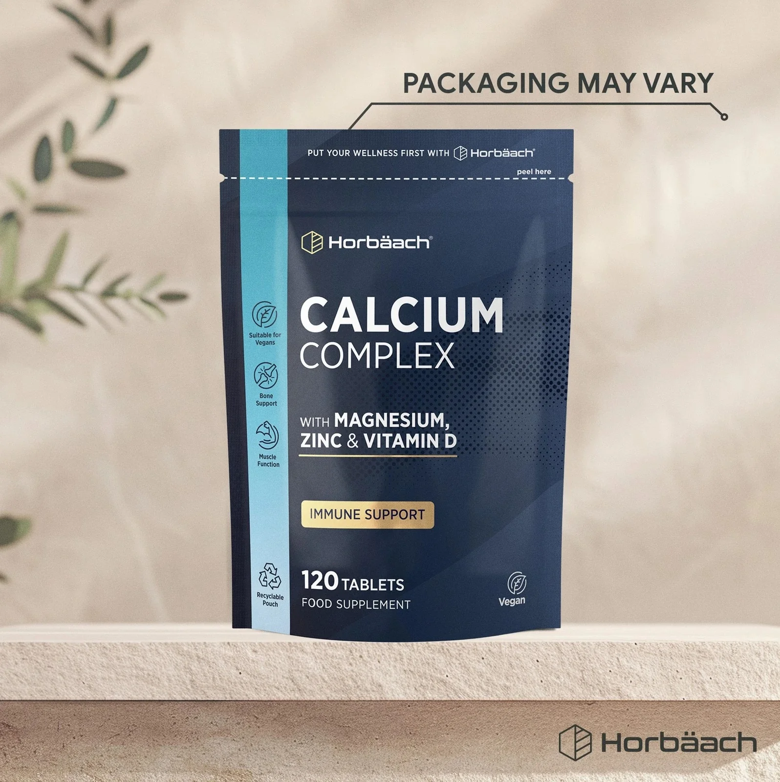 Calcium Magnesium Zinc & Vitamin D Complex | 120 Tablets - Image 4