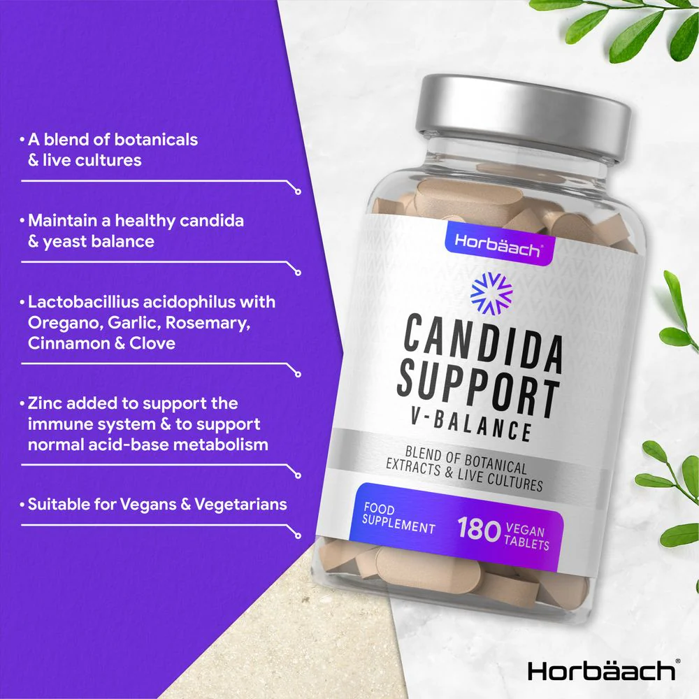 Candida Support Complex | 180 Tablets - Image 2