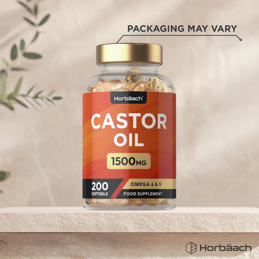 Castor Oil 1500 mg | 200 Softgels - Image 4