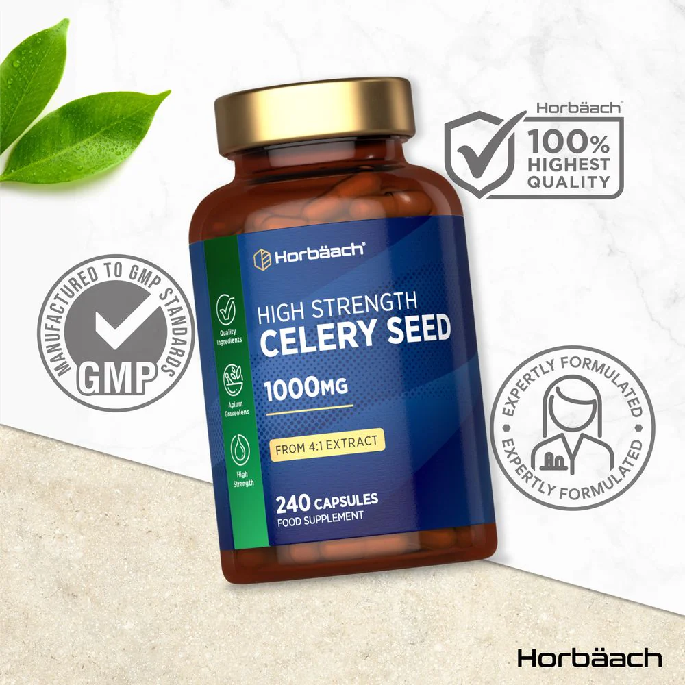 Celery Seed 1000 mg | 240 Capsules - Image 6