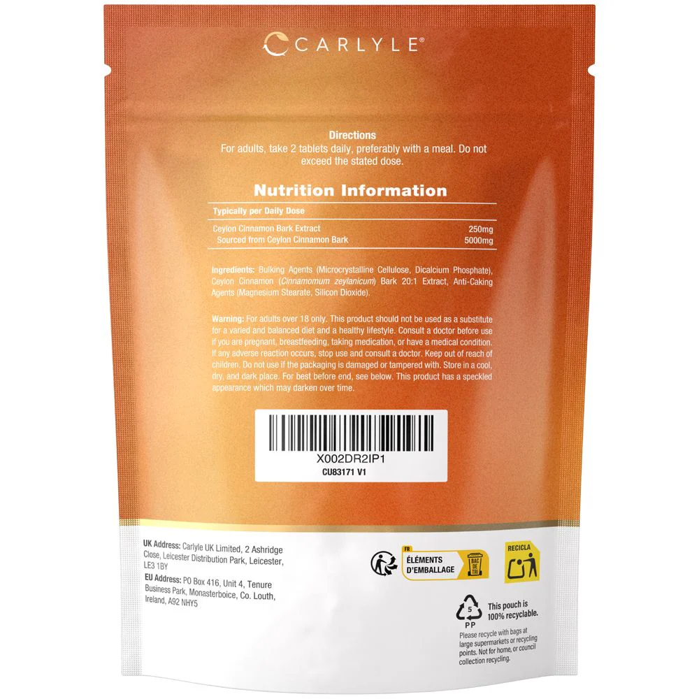 Ceylon Cinnamon 5000 mg | 180 Tablets - Image 2