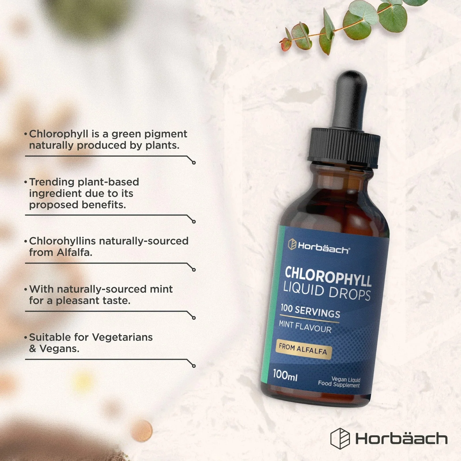 Chlorophyll Liquid 5 mg | 100 mL - Image 2