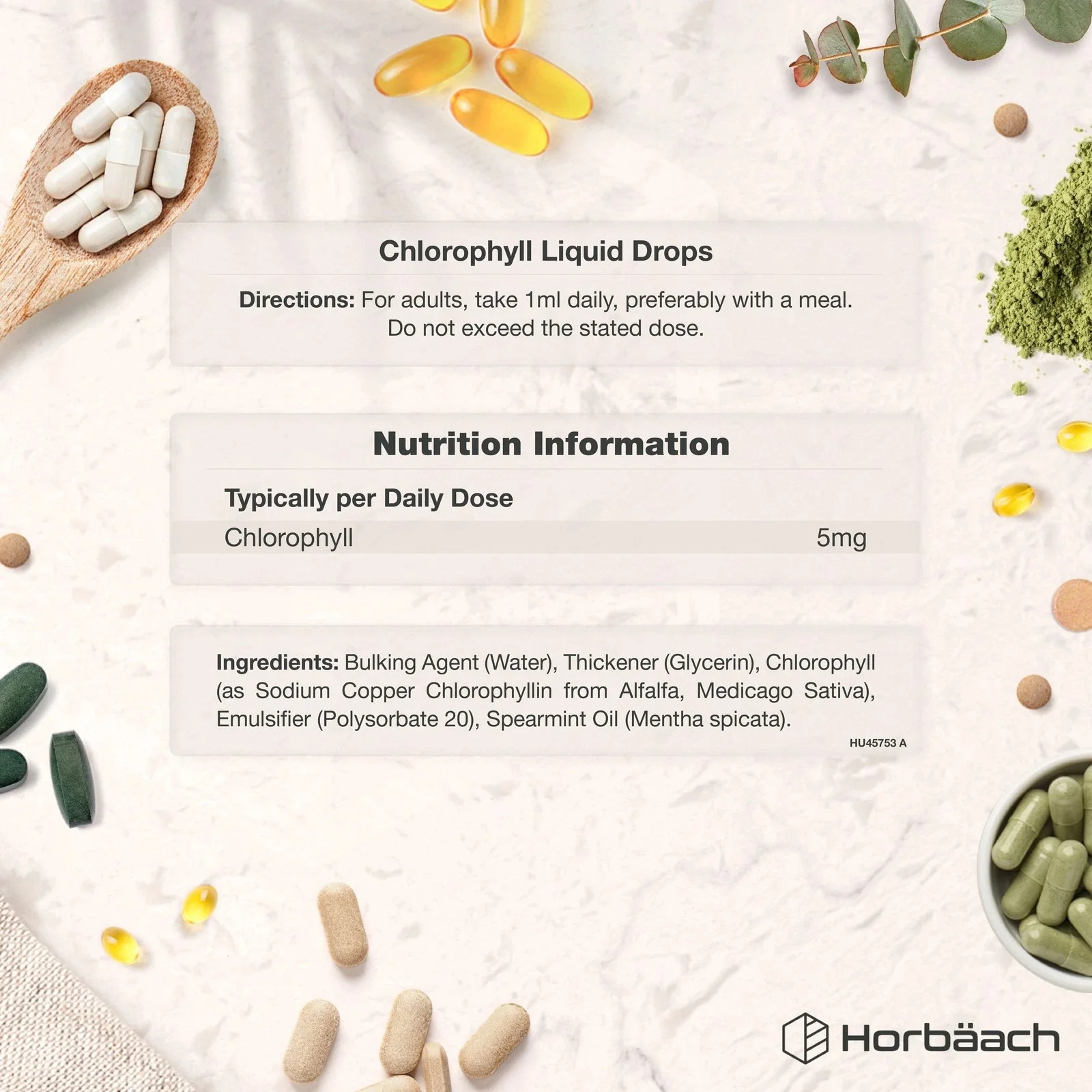Chlorophyll Liquid 5 mg | 100 mL - Image 3