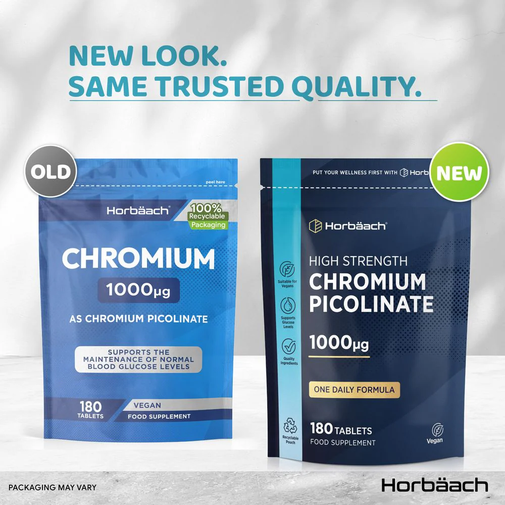 Chromium Picolinate 1000 mcg | 180 Tablets - Image 6