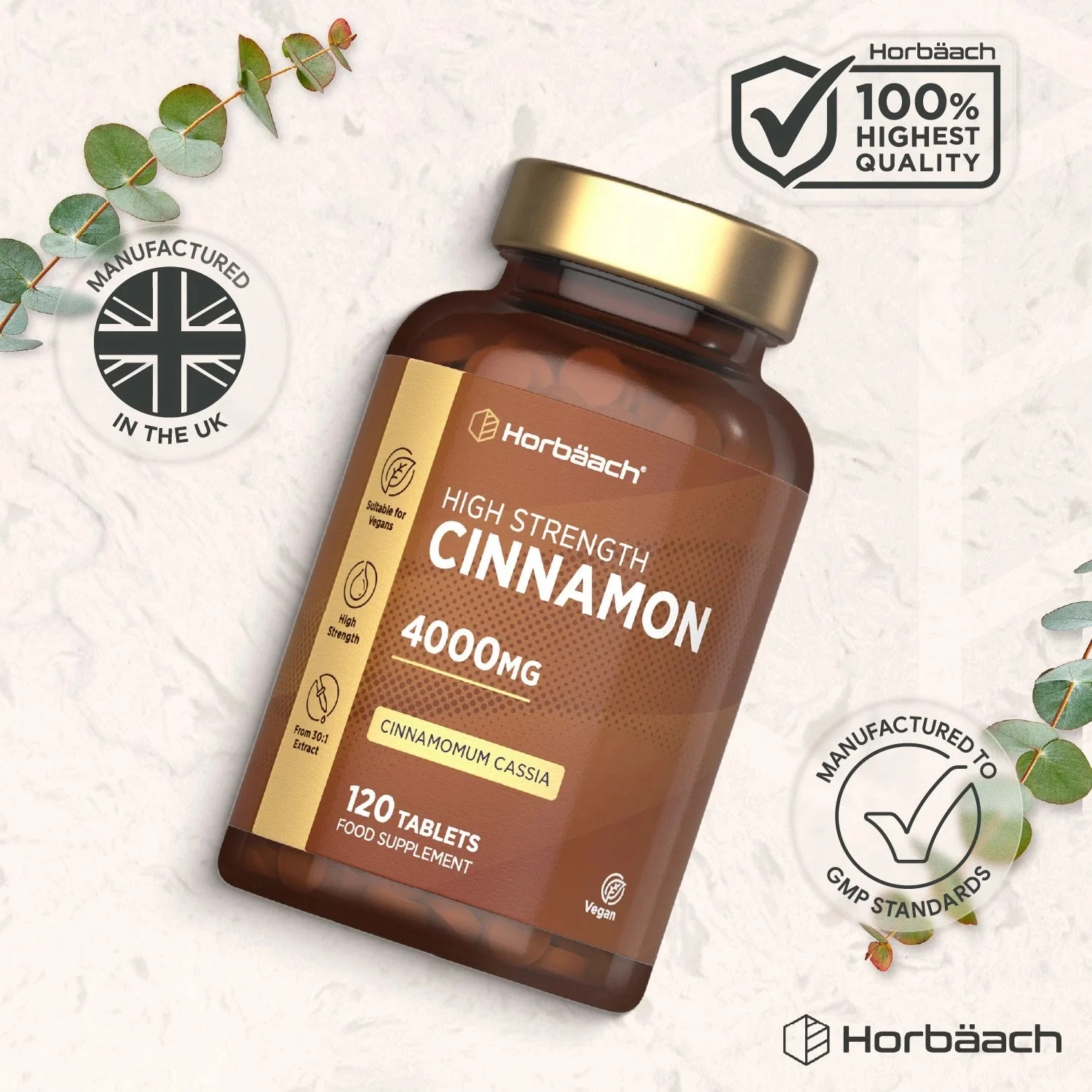 Cinnamon 4000 mg | 120 Tablets - Image 6