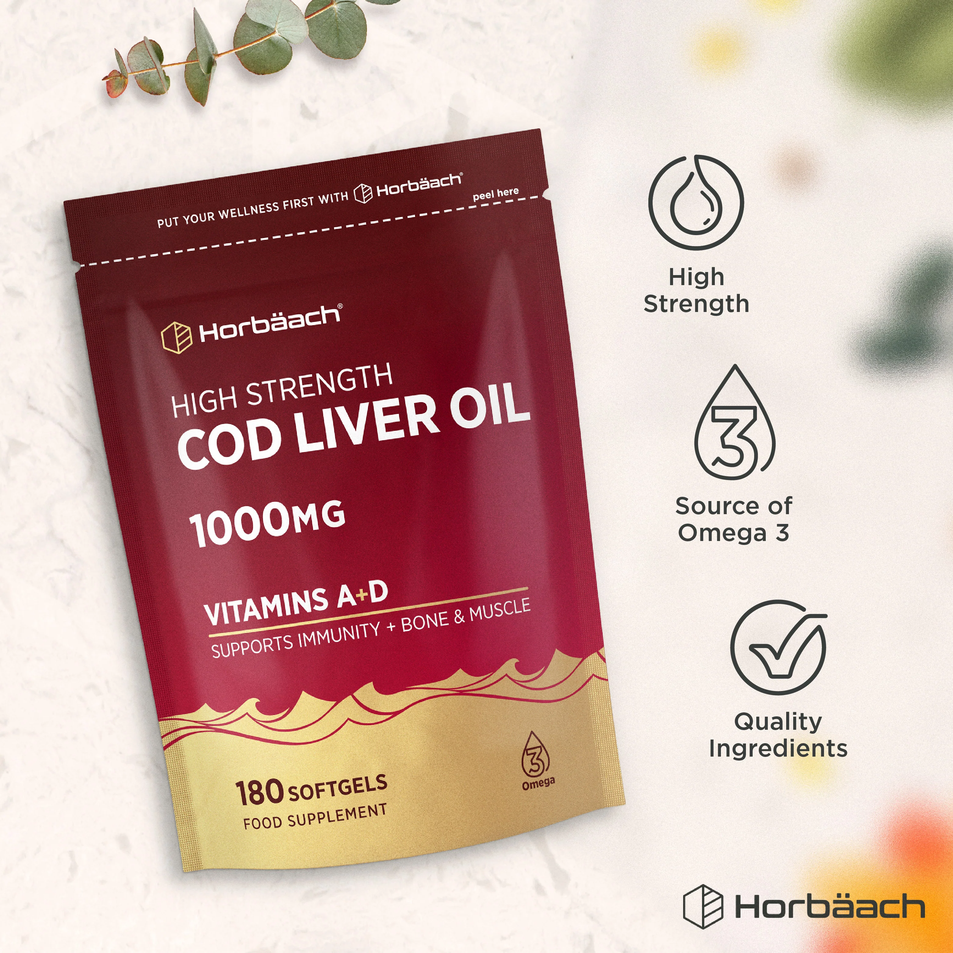 Cod Liver Oil 1000 mg | 180 Softgels - Image 4