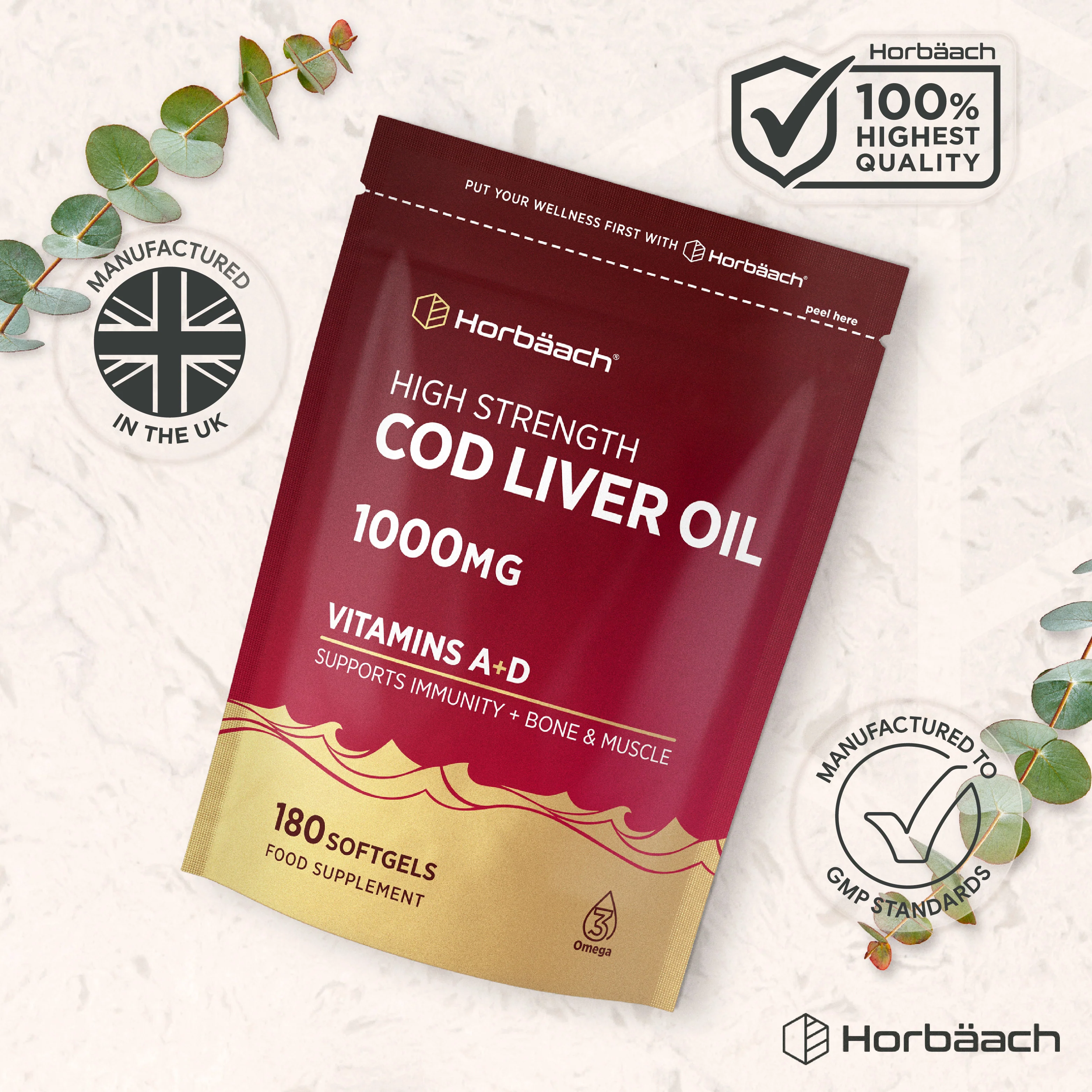 Cod Liver Oil 1000 mg | 180 Softgels - Image 5