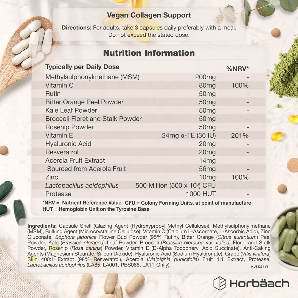 Collagen Support Complex | Vegan | 120 Capsules - Image 3