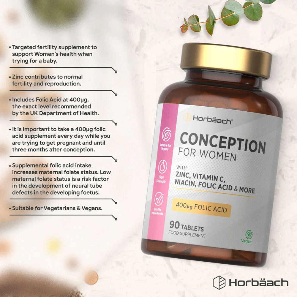 Conception for Women Complex | 90 Tablets - Image 2