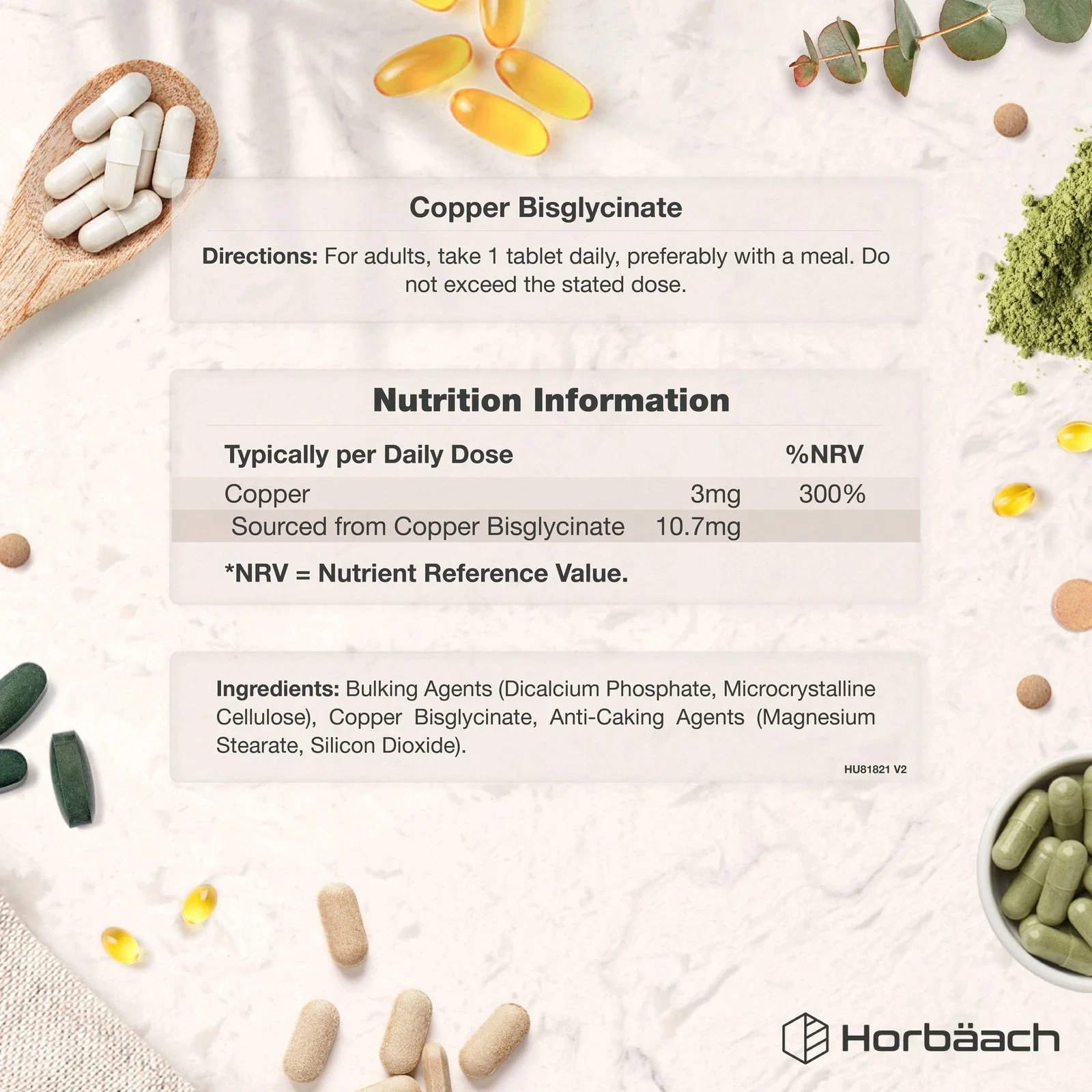 Copper Bisglycinate 10 mg | 120 Tablets - Image 3