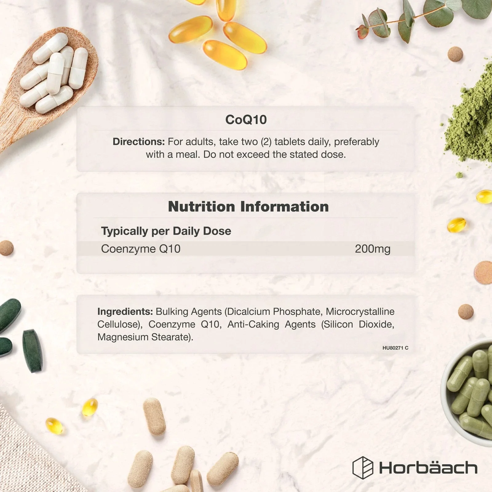 CoQ10 Coenzyme Q10 200 mg | 120 Tablets - Image 3