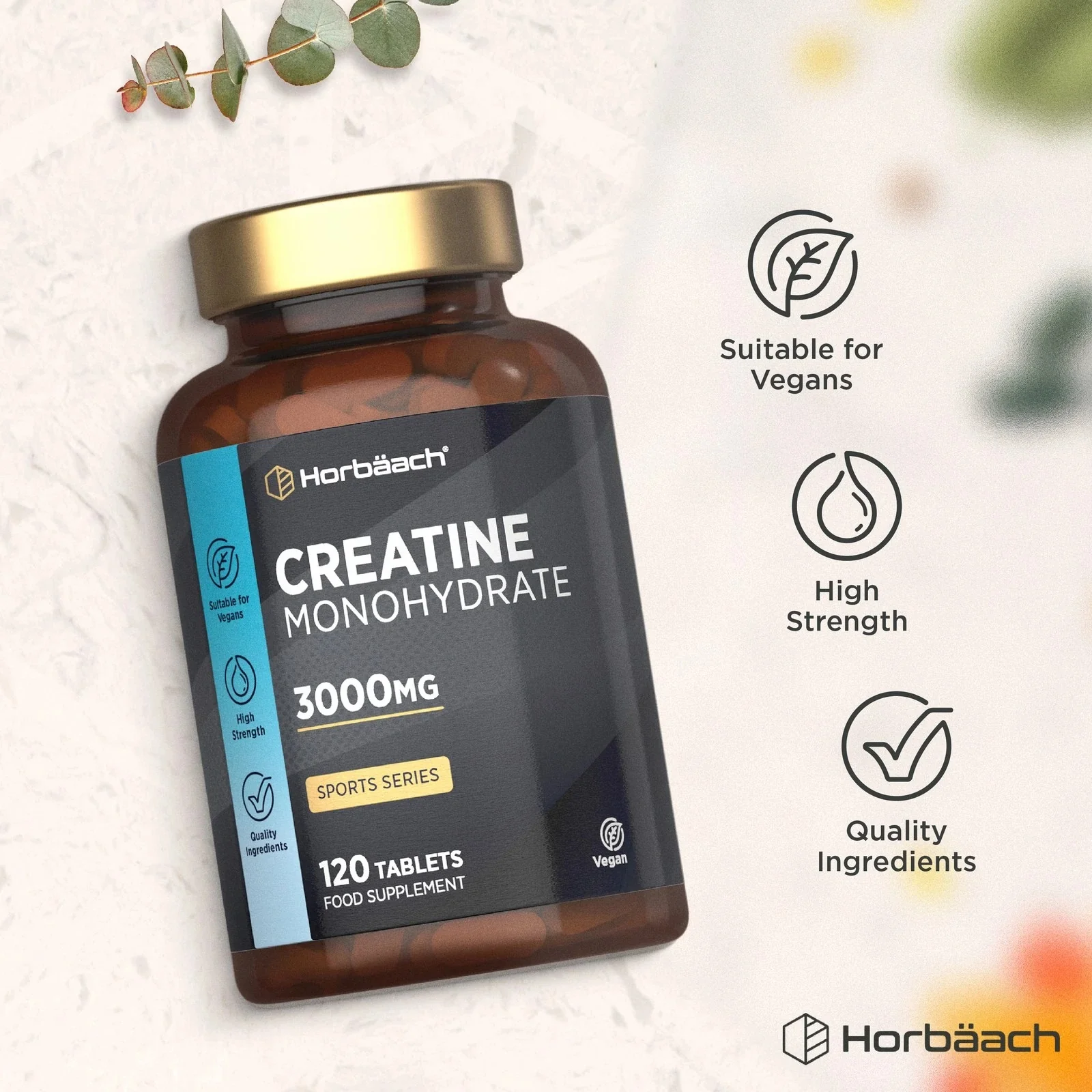 Creatine Monohydrate 3000 mg | 120 Tablets - Image 5