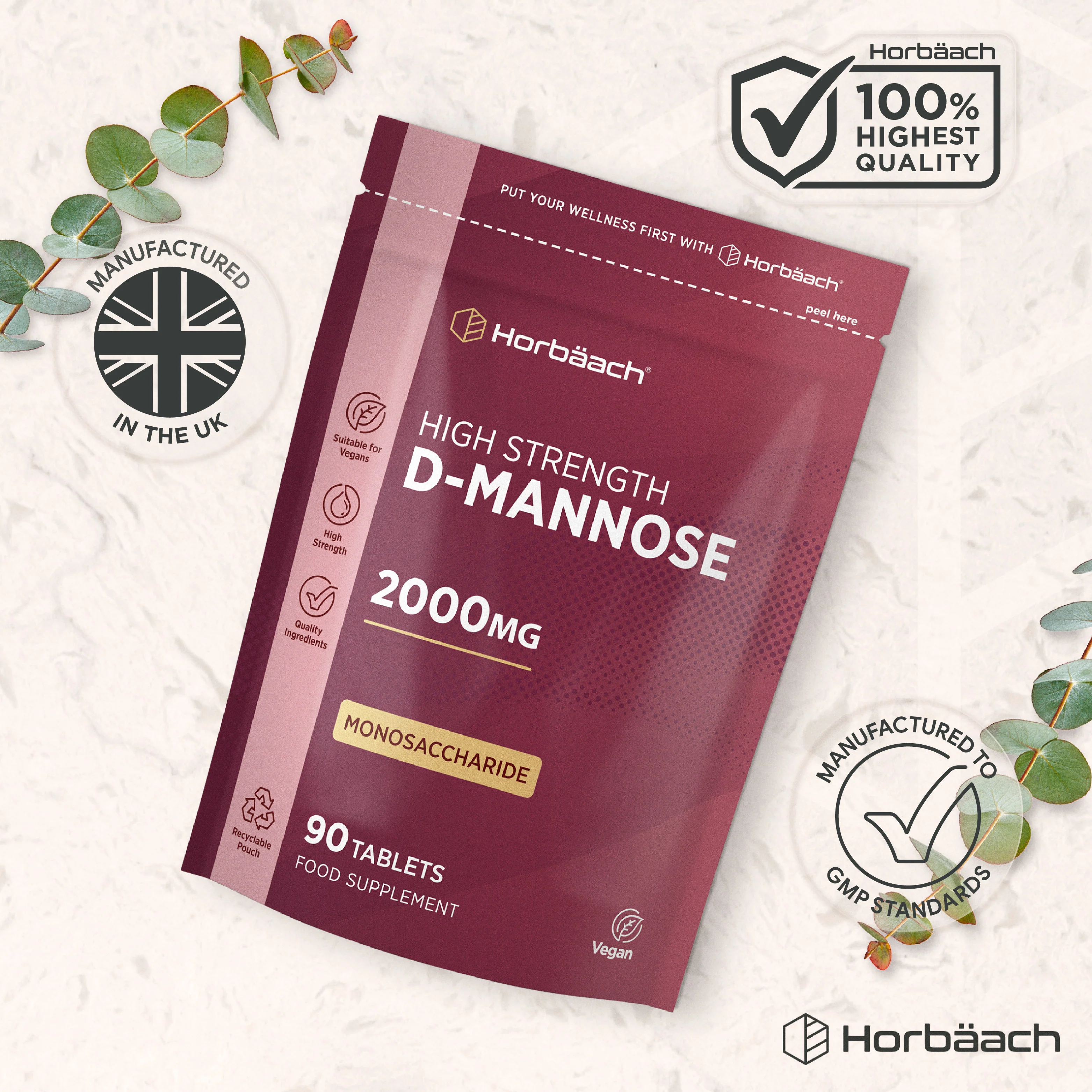 D-Mannose 2000 mg | 90 Tablets - Image 6