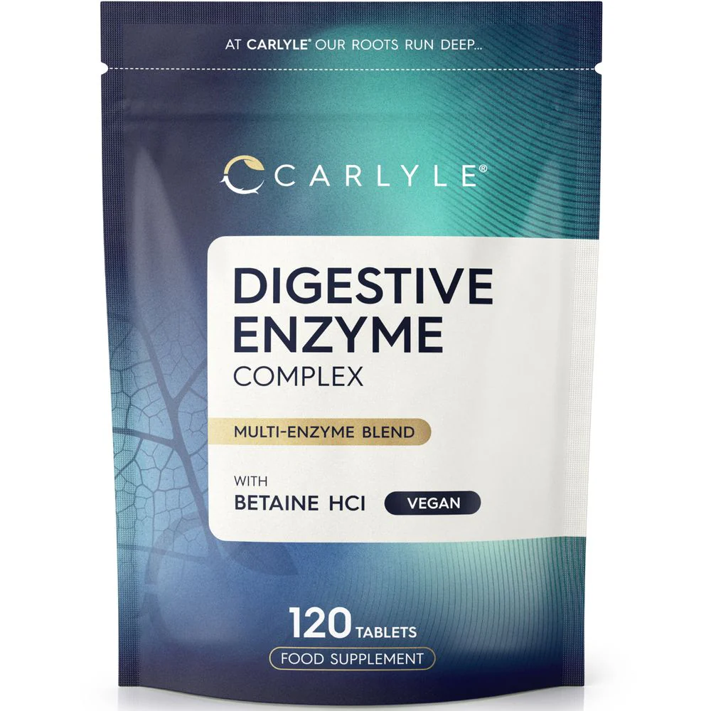 Digestive Enzyme Complex with Betaine HCI | 120 Tablets