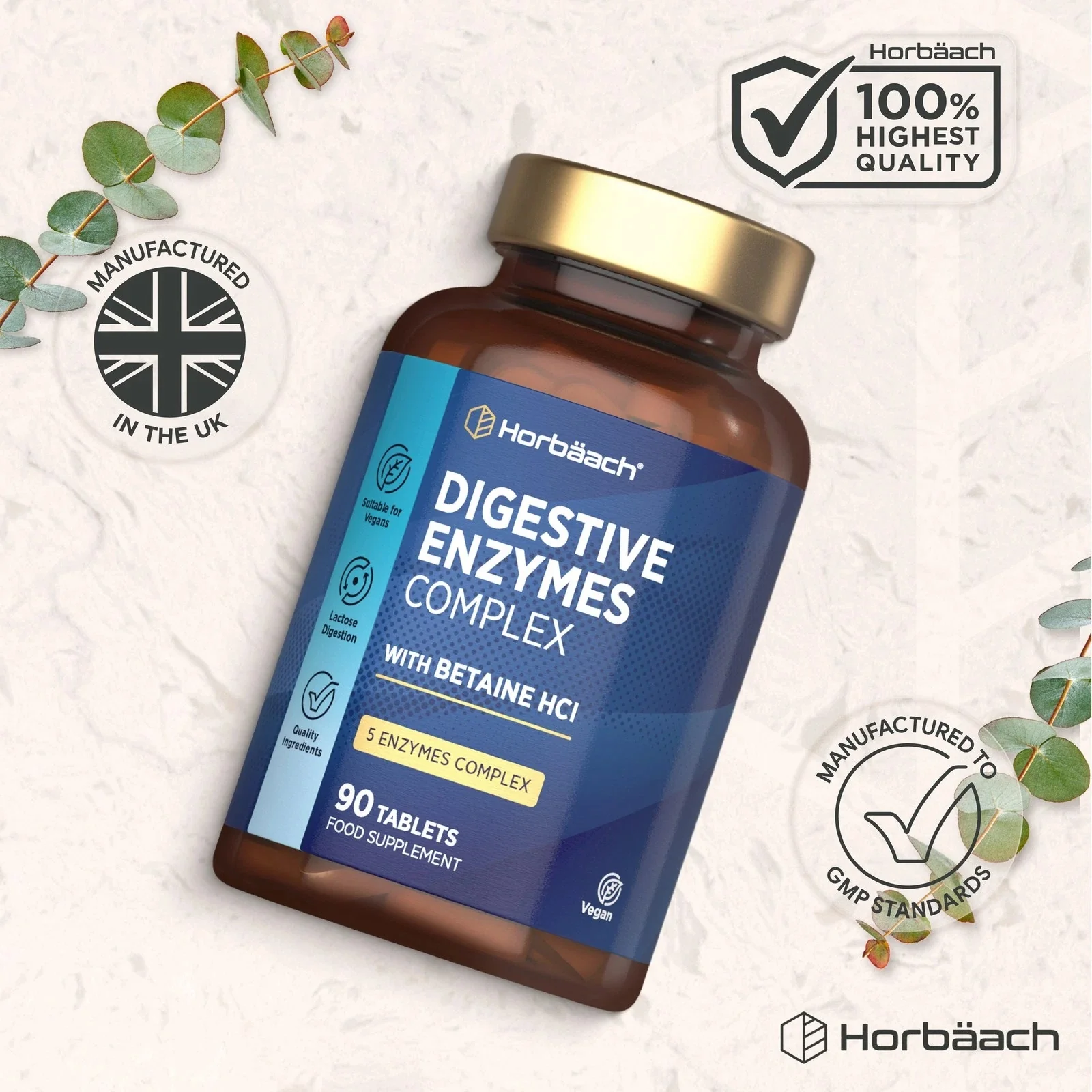 Digestive Enzymes Complex | 90 Tablets - Image 6