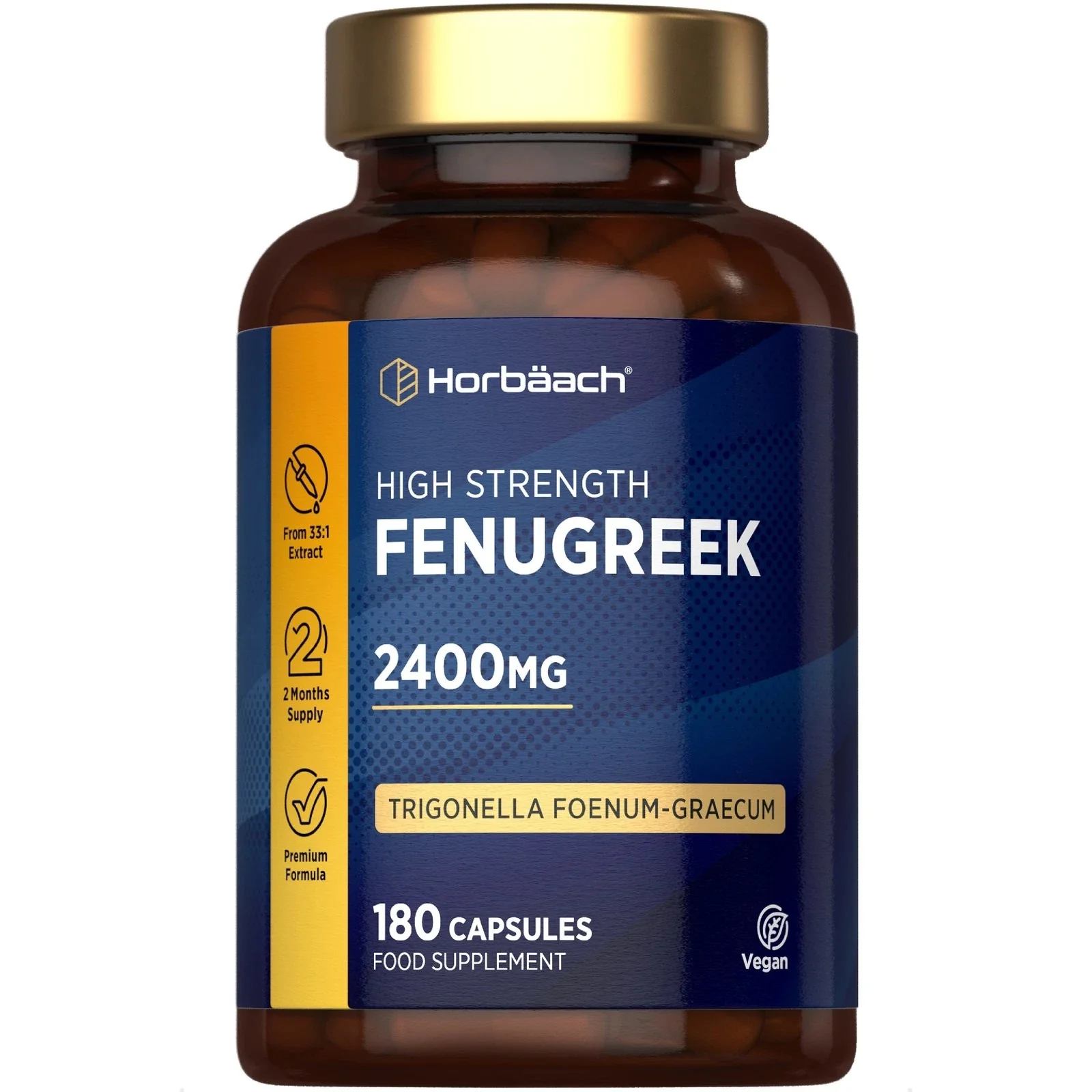 Fenugreek 2400 mg | 180 Capsules